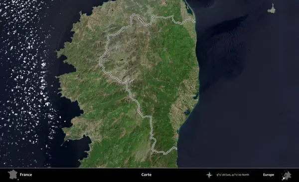 Doğru. B uydusundaki görüntülerde Fransa 'nın idari bölgesinin ana hatları belirlenmiş.