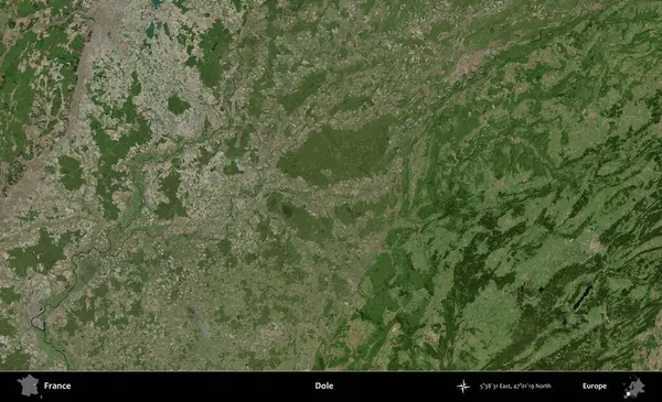 İşsizlik parası. B uydusundan alınan görüntülerde Fransa 'nın idari bölgesi