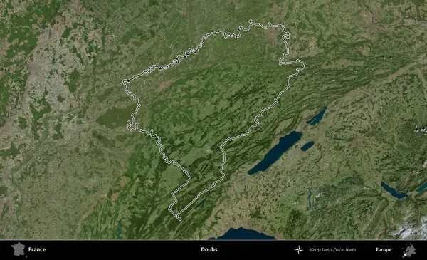 Hödükler. B uydusundaki görüntülerde Fransa 'nın idari bölgesinin ana hatları belirlenmiş.