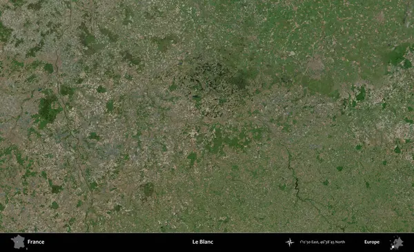 Le Blanc. B uydusundan alınan görüntülerde Fransa 'nın idari bölgesi