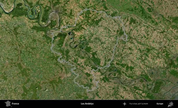 Les Andelys. B uydusundaki görüntülerde Fransa 'nın idari bölgesinin ana hatları belirlenmiş.