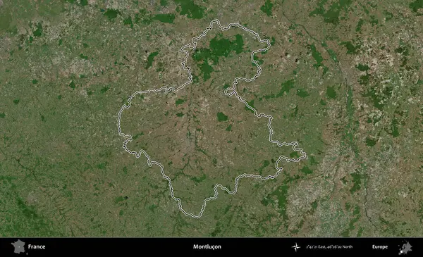 Montlucon 'da. B uydusundaki görüntülerde Fransa 'nın idari bölgesinin ana hatları belirlenmiş.