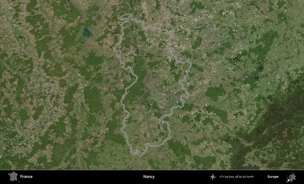 Nancy mi? B uydusundaki görüntülerde Fransa 'nın idari bölgesinin ana hatları belirlenmiş.