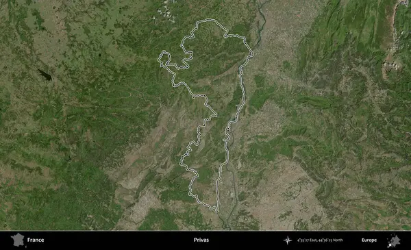 Askerler. B uydusundaki görüntülerde Fransa 'nın idari bölgesinin ana hatları belirlenmiş.