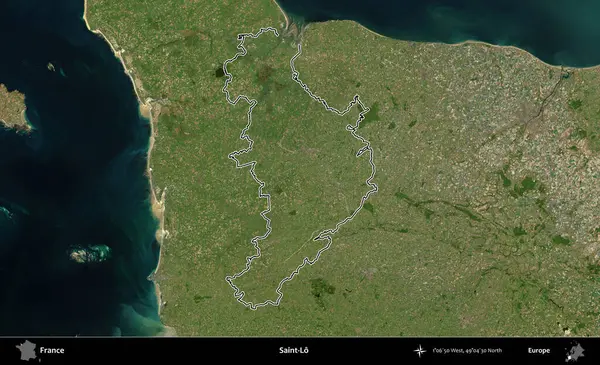 Aziz Lo. B uydusundaki görüntülerde Fransa 'nın idari bölgesinin ana hatları belirlenmiş.