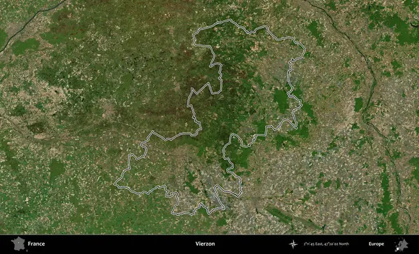 Vierzon. B uydusundaki görüntülerde Fransa 'nın idari bölgesinin ana hatları belirlenmiş.