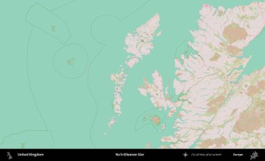 Hayır, Eileanan Siar. OpenStreetMap Standart biçim haritasında Birleşik Krallık 'ın idari alanı