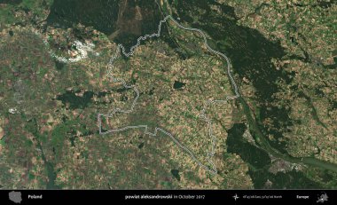 Powiat aleksanhipski. Polonya 'nın idari bölgesini, Ekim 2017' de çekilen Kopernik Nöbetçi karolarından oluşan bir uydu görüntüsüne göre özetledik.