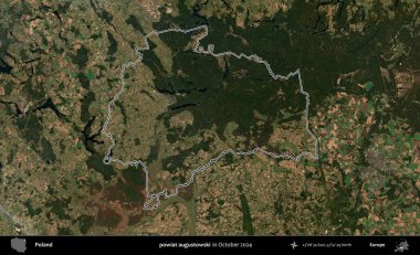 powiat augustowski. Polonya 'nın idari bölgesini, Ekim 2024' te çekilen Kopernik Nöbetçi karolarından oluşan bir uydu görüntüsüne göre özetledik.