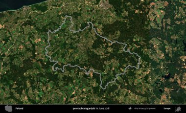 powiat bialogardzki. Polonya 'nın idari bölgesini Haziran 2018' de çekilen Kopernik Nöbetçi karolarından oluşan bir uydu görüntüsüne göre özetledik.