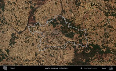 powiat bialostocki. Polonya 'nın idari bölgesini Mart 2022' de çekilen Kopernik Sentinel karolarından oluşan bir uydu görüntüsü ile özetledik.