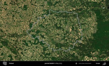 powiat bielski. Polonya 'nın idari bölgesini Mayıs 2023' te çekilen Kopernik Nöbetçi karolarından oluşan bir uydu görüntüsüne göre özetledik.