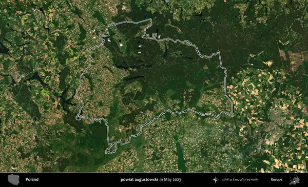 powiat augustowski. Polonya 'nın idari bölgesini Mayıs 2023' te çekilen Kopernik Nöbetçi karolarından oluşan bir uydu görüntüsüne göre özetledik.