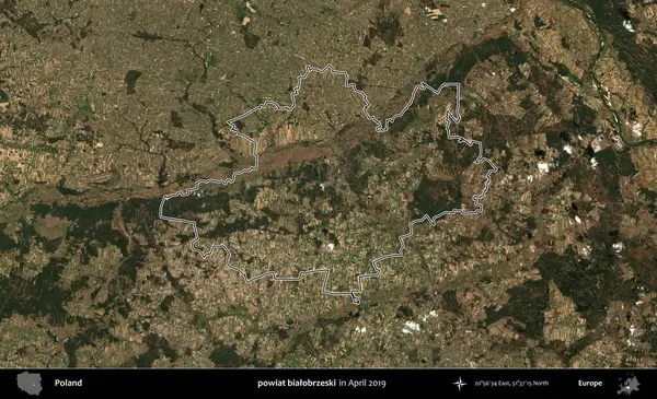 powiat bialobrzeski. Polonya 'nın idari bölgesini Nisan 2019' da çekilen Kopernik Nöbetçi karolarından oluşan bir uydu görüntüsüne göre özetledik.