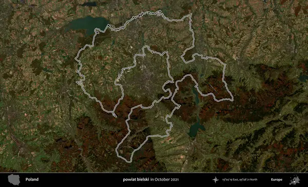 powiat bielski. Polonya 'nın idari bölgesini, Ekim 2021' de çekilen Kopernik Nöbetçi karolarından oluşan bir uydu görüntüsüne göre özetledik.