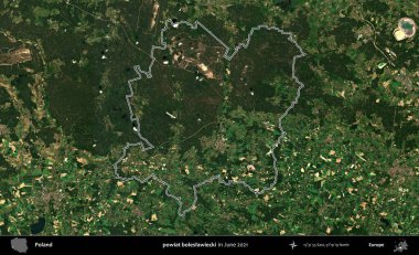 powiat boleslawiecki. Polonya 'nın idari bölgesini Haziran 2021' de çekilen Kopernik Sentinel karolarından oluşan bir uydu görüntüsü ile özetledik.