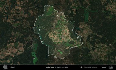 - Evet, öyle. Polonya 'nın idari alanı, Eylül 2023' te çekilen Kopernik Nöbetçi karolarından oluşan koyu renkli bir uydu görüntüsü üzerine vurgulandı ve özetlendi.
