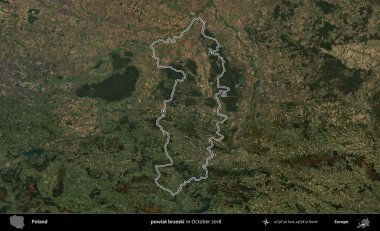 powiat brzeski. Polonya 'nın idari bölgesini, Ekim 2018' de çekilen Kopernik Nöbetçi karolarından oluşan bir uydu görüntüsüne göre özetledik.