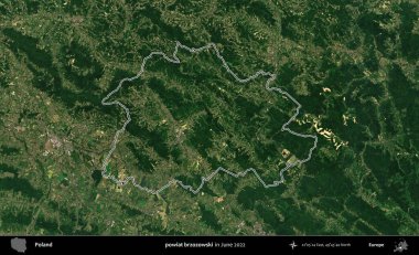 powiat brzozowski. Polonya 'nın idari bölgesini Haziran 2022' de çekilen Kopernik Sentinel karolarından oluşan bir uydu görüntüsü ile özetledik.