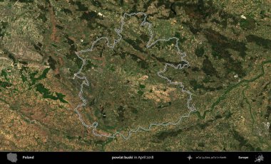 powiat buski. Polonya 'nın idari bölgesini, Nisan 2018' de çekilen Kopernik Nöbetçi karolarından oluşan bir uydu görüntüsüne göre özetledik.