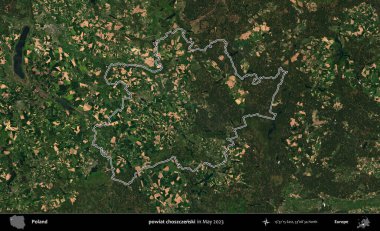 powiat choszczenski. Polonya 'nın idari bölgesini Mayıs 2023' te çekilen Kopernik Nöbetçi karolarından oluşan bir uydu görüntüsüne göre özetledik.