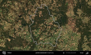 powiat czluchowski. Polonya 'nın idari bölgesini Nisan 2019' da çekilen Kopernik Nöbetçi karolarından oluşan bir uydu görüntüsüne göre özetledik.