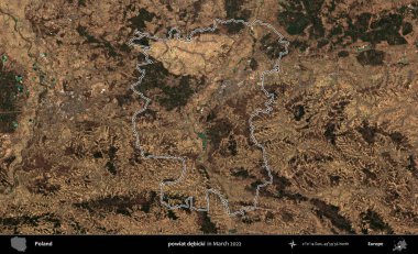 powiat debicki. Polonya 'nın idari bölgesini Mart 2022' de çekilen Kopernik Sentinel karolarından oluşan bir uydu görüntüsü ile özetledik.