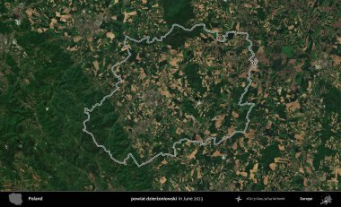 powiat dzierzoniowski. Polonya 'nın idari bölgesini Haziran 2023' te çekilen Kopernik Sentinel karolarından oluşan bir uydu görüntüsü ile özetledik.