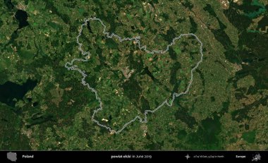 powiat elcki. Polonya 'nın idari bölgesini Haziran 2019' da çekilen Kopernik Nöbetçi karolarından oluşan bir uydu görüntüsüne göre özetledik.