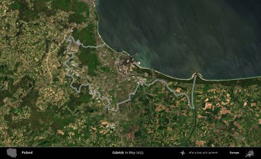 Gdansk. Polonya 'nın idari bölgesini Mayıs 2023' te çekilen Kopernik Nöbetçi karolarından oluşan bir uydu görüntüsüne göre özetledik.