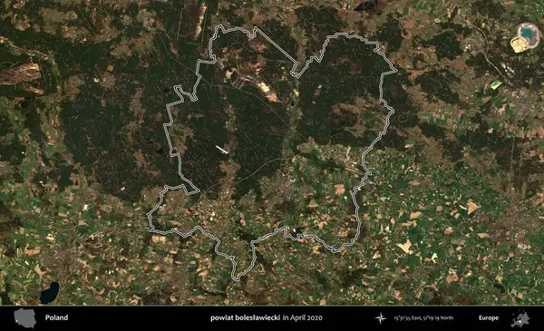 powiat boleslawiecki. Polonya 'nın idari bölgesini Nisan 2020' de çekilen Kopernik Nöbetçi karolarından oluşan bir uydu görüntüsüne göre özetledik.