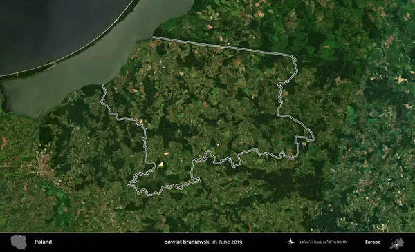 powiat braniewski. Polonya 'nın idari bölgesini Haziran 2019' da çekilen Kopernik Nöbetçi karolarından oluşan bir uydu görüntüsüne göre özetledik.