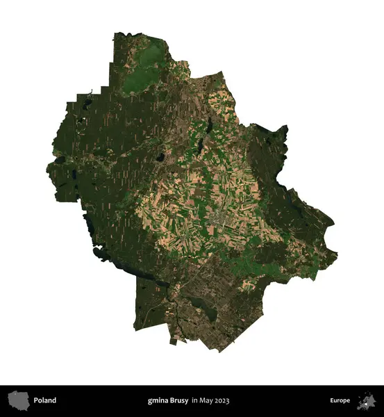 - Evet, öyle. Polonya 'nın idari bölgesi, Mayıs 2023' te çekilen Kopernik Nöbetçi Fayanslarından oluşan bir uydu görüntüsüyle beyaza izole edildi.