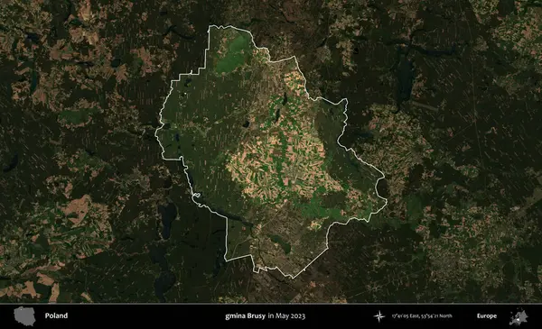 - Evet, öyle. Polonya 'nın idari alanı, Mayıs 2023' te çekilen Kopernik Nöbetçi karolarından oluşan koyu renkli bir uydu görüntüsü üzerinde vurgulandı ve özetlendi.
