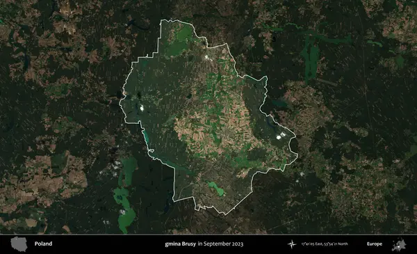 - Evet, öyle. Polonya 'nın idari alanı, Eylül 2023' te çekilen Kopernik Nöbetçi karolarından oluşan koyu renkli bir uydu görüntüsü üzerine vurgulandı ve özetlendi.