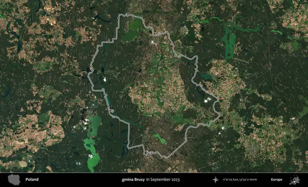 - Evet, öyle. Eylül 2023 'te çekilen Copernicus Sentinel karolarından oluşan bir uydu görüntüsü üzerine Polonya' nın idari bölgesinin ana hatlarını belirledik.