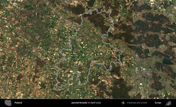 powiat brzeski. Polonya 'nın idari bölgesini Nisan 2020' de çekilen Kopernik Nöbetçi karolarından oluşan bir uydu görüntüsüne göre özetledik.