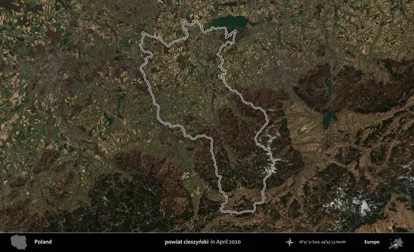powiat cieszynski. Polonya 'nın idari bölgesini Nisan 2020' de çekilen Kopernik Nöbetçi karolarından oluşan bir uydu görüntüsüne göre özetledik.