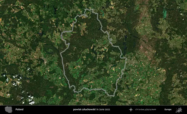 powiat czluchowski. Polonya 'nın idari bölgesini Haziran 2022' de çekilen Kopernik Sentinel karolarından oluşan bir uydu görüntüsü ile özetledik.