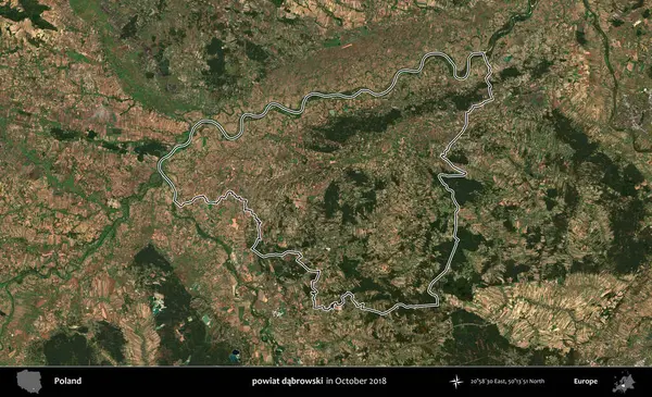 powiat dabrowski. Polonya 'nın idari bölgesini, Ekim 2018' de çekilen Kopernik Nöbetçi karolarından oluşan bir uydu görüntüsüne göre özetledik.