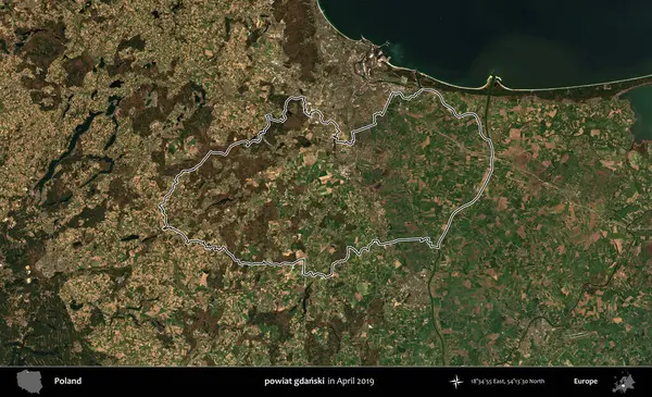 powiat gdanski. Polonya 'nın idari bölgesini Nisan 2019' da çekilen Kopernik Nöbetçi karolarından oluşan bir uydu görüntüsüne göre özetledik.