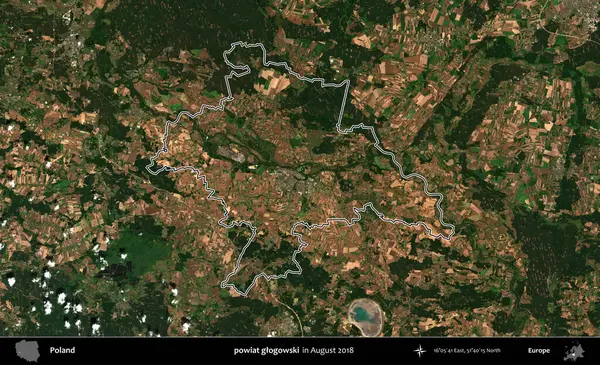powiat glogowski. Polonya 'nın idari bölgesini Ağustos 2018' de çekilen Kopernik Nöbetçi karolarından oluşan bir uydu görüntüsüne göre özetledik.
