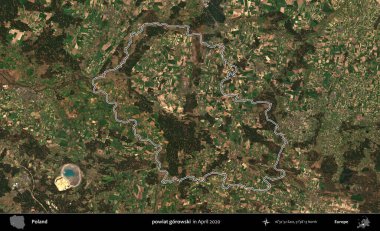 powiat gorowski. Polonya 'nın idari bölgesini Nisan 2020' de çekilen Kopernik Nöbetçi karolarından oluşan bir uydu görüntüsüne göre özetledik.