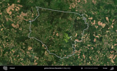 gmina Gorowo Ilaweckie. Polonya 'nın idari bölgesini Mayıs 2023' te çekilen Kopernik Nöbetçi karolarından oluşan bir uydu görüntüsüne göre özetledik.