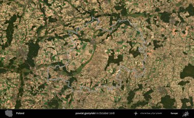 powiat gostynski. Polonya 'nın idari bölgesini, Ekim 2018' de çekilen Kopernik Nöbetçi karolarından oluşan bir uydu görüntüsüne göre özetledik.