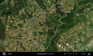 powiat grajewski. Polonya 'nın idari bölgesini Mayıs 2023' te çekilen Kopernik Nöbetçi karolarından oluşan bir uydu görüntüsüne göre özetledik.