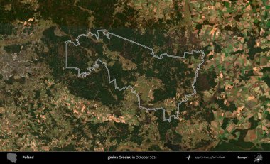 gmina Grodek. Polonya 'nın idari bölgesini, Ekim 2021' de çekilen Kopernik Nöbetçi karolarından oluşan bir uydu görüntüsüne göre özetledik.