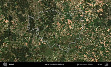 powiat grodziski. Polonya 'nın idari bölgesini Nisan 2019' da çekilen Kopernik Nöbetçi karolarından oluşan bir uydu görüntüsüne göre özetledik.