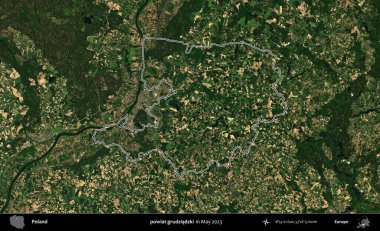 powiat grudziadzki. Polonya 'nın idari bölgesini Mayıs 2023' te çekilen Kopernik Nöbetçi karolarından oluşan bir uydu görüntüsüne göre özetledik.