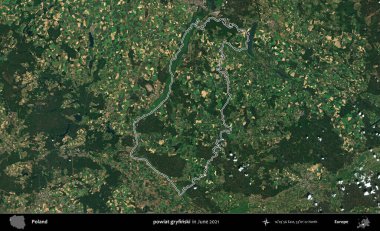 powiat gryfinski. Polonya 'nın idari bölgesini Haziran 2021' de çekilen Kopernik Sentinel karolarından oluşan bir uydu görüntüsü ile özetledik.